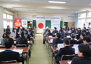 鹿屋女子高等学校インターアクトクラブ認定状伝達式